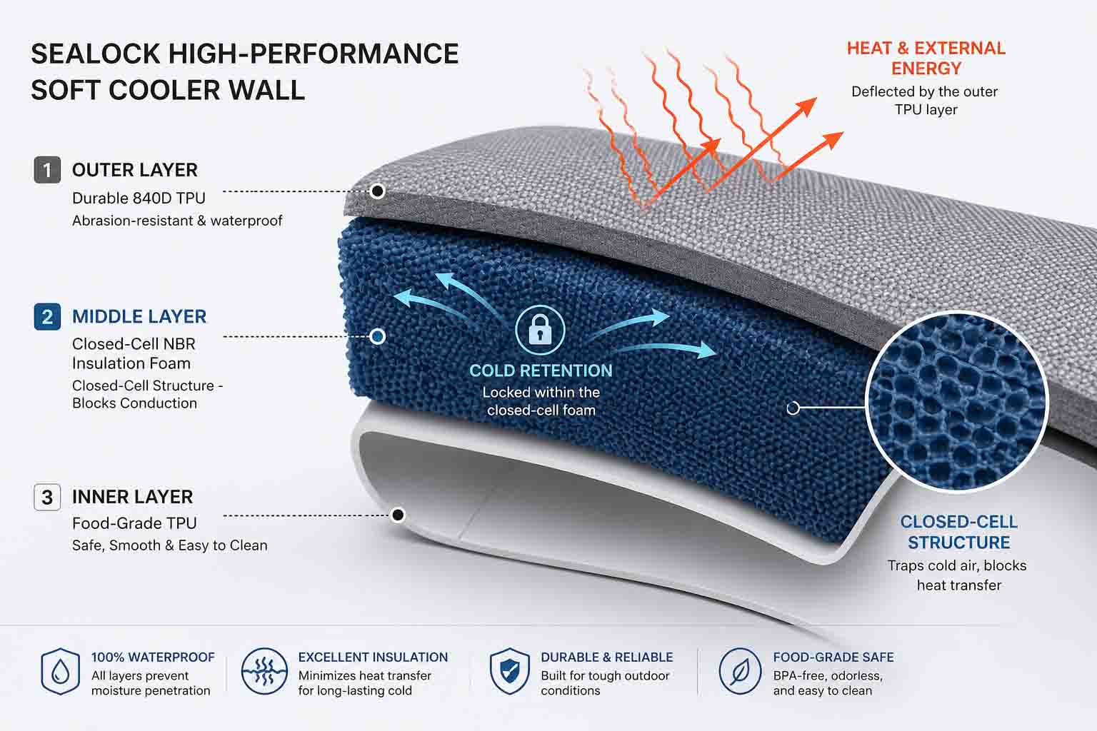 Scientia Thermal retentionis: Quare High-Frequentia iuncta mollis Coolers reponunt Traditional Sewn Sacculi in MMXXVI