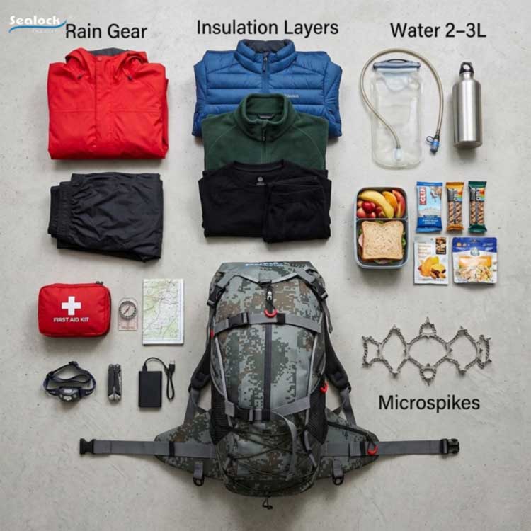 35L IMPERVIUS Hiking Backpack: Librans Capacitas et Consolatio