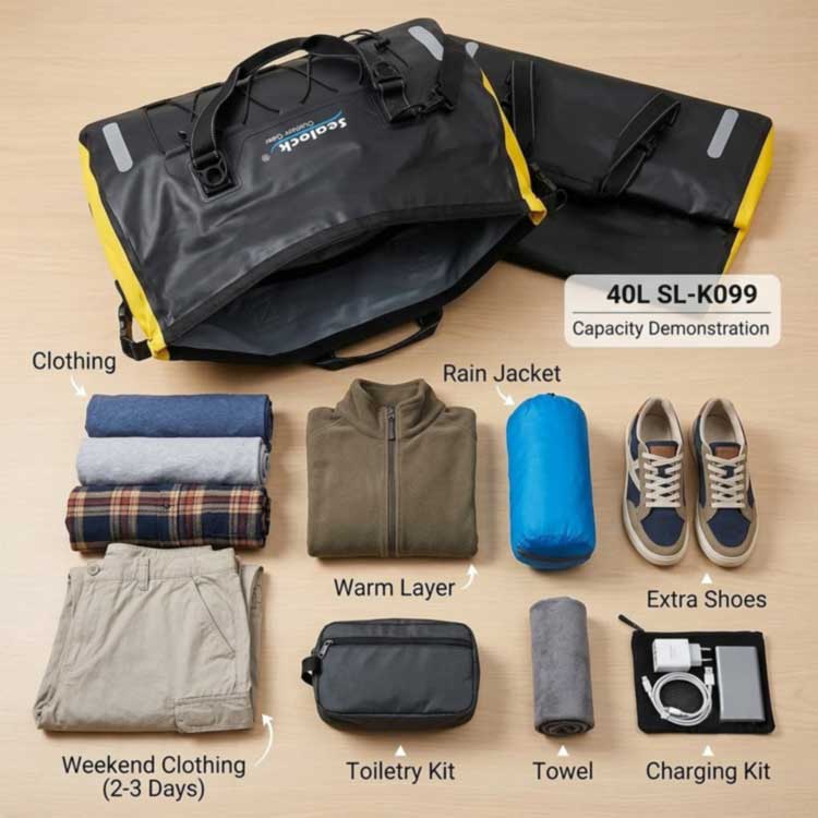 40L IMPERVIUS Duffel Bag: Capacity Guide pro Volutpat Tullii
