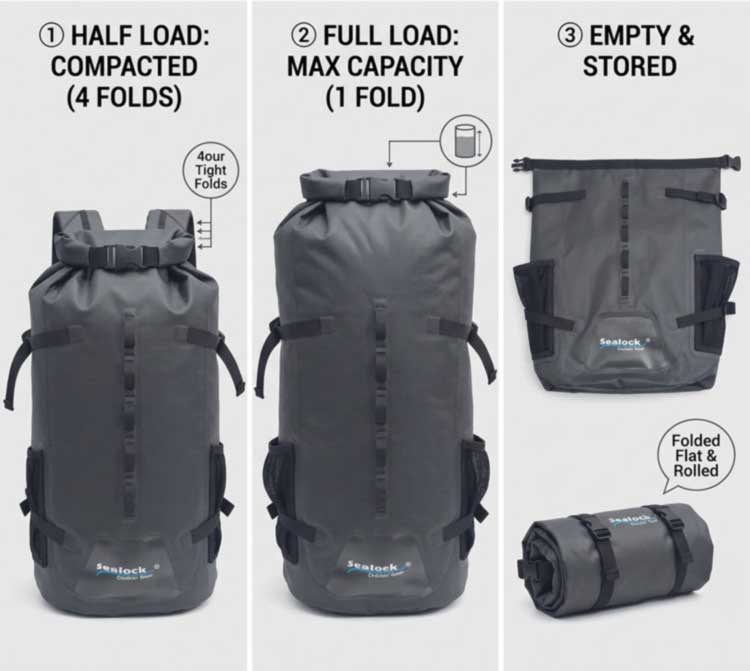 Roll Top IMPERVIUS Backpack IMPERVIUS euismod ac at Flexibilitas