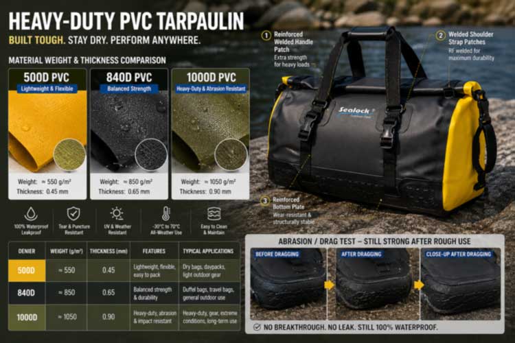 Gravis Officium Siccum Sacculi pro Industrial et Outdoor Applications