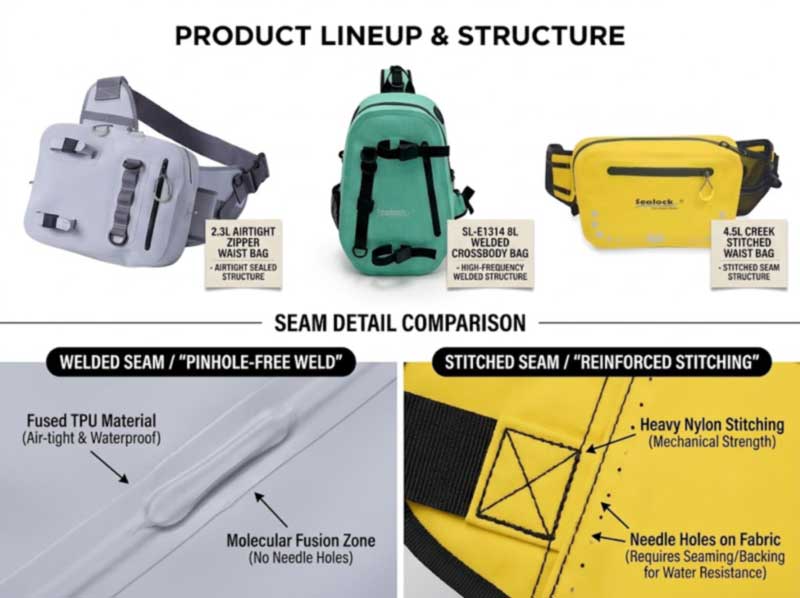 IMPERVIUS Fanny Pack Manufacturer: OEM Waist Sacculi pro nata et Outdoor Brands