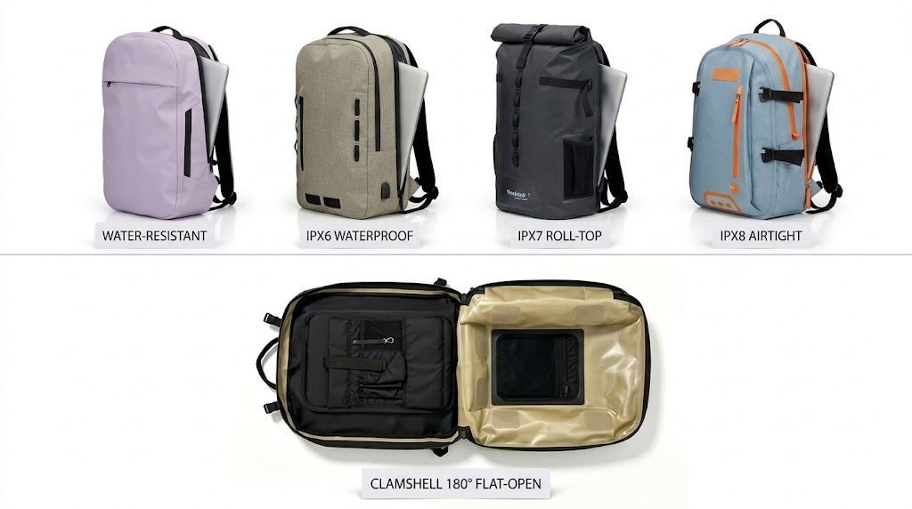 IMPERVIUS Laptop Backpack Manufacturer: Commuter et Business Packs pro Brands