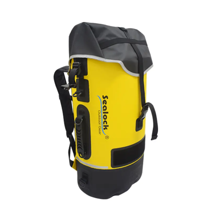 45L / 55L / 65L IPX8 IMPERVIUS Caving Backpack with Natural Purgamentum Seal