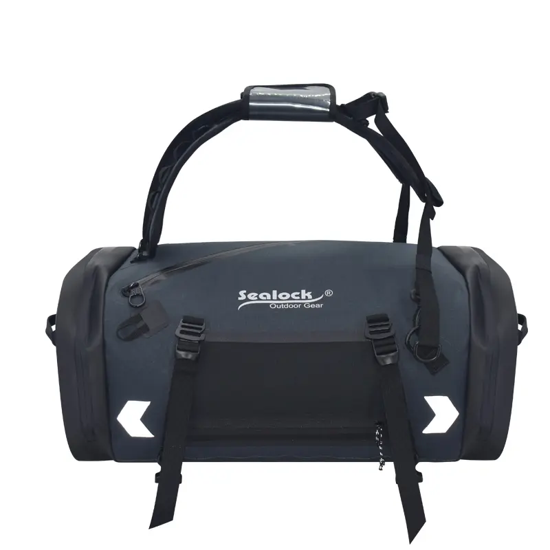 55L III-modo Motorcycle IMPERVIUS Bag cum Airtight Zipper (Strap / Backpack / portare)