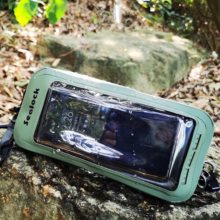Waterproof Phone sacculum pro litore